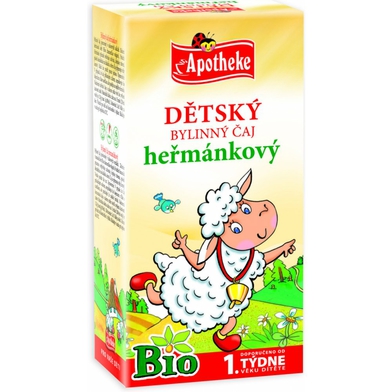 Apotheke BIO dětský heřmánkový čaj 20x 1g