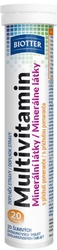 Biotter MultiVitamín + minerální látky 20 ks šumivých tablet
