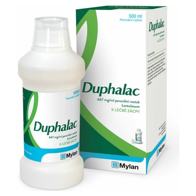 DUPHALAC Perorální roztok k léčbě zácpy 500 ml