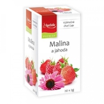 Apotheke PREMIER Malina a jahoda čaj 20x2g