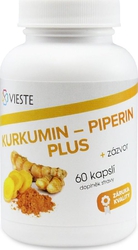 Vieste group Kurkumin-piperin plus 60 kapslí