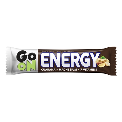 Vieste group GO ON Energetická tyčinka oříšek karamel 50g