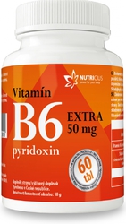 Nutricius Vitamín B6 EXTRA pyridoxin 50 mg 60 tablet