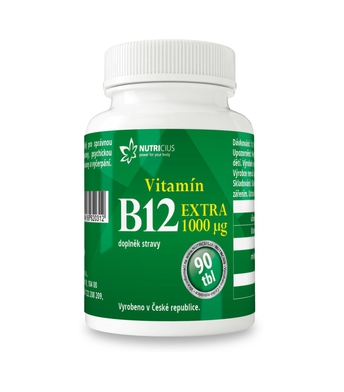 Nutricius Vitamín B12 Extra 1000 g 90 tablet