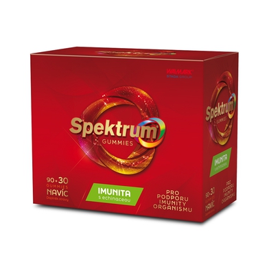 WALMARK Spektrum gummies IMUNITA s echinaceou 90+30 tablet NAVÍC