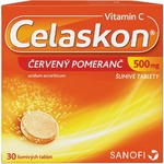 Celaskon Vitamin C 500 mg Červený pomeranč por.tbl.eff. 3 x 10x500 mg