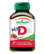 Jamieson Vitamín D3 pro děti jahodový 100 tablet