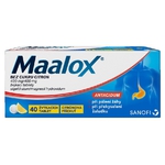 MAALOX Bez cukru citron 40 žvýkacích tablet